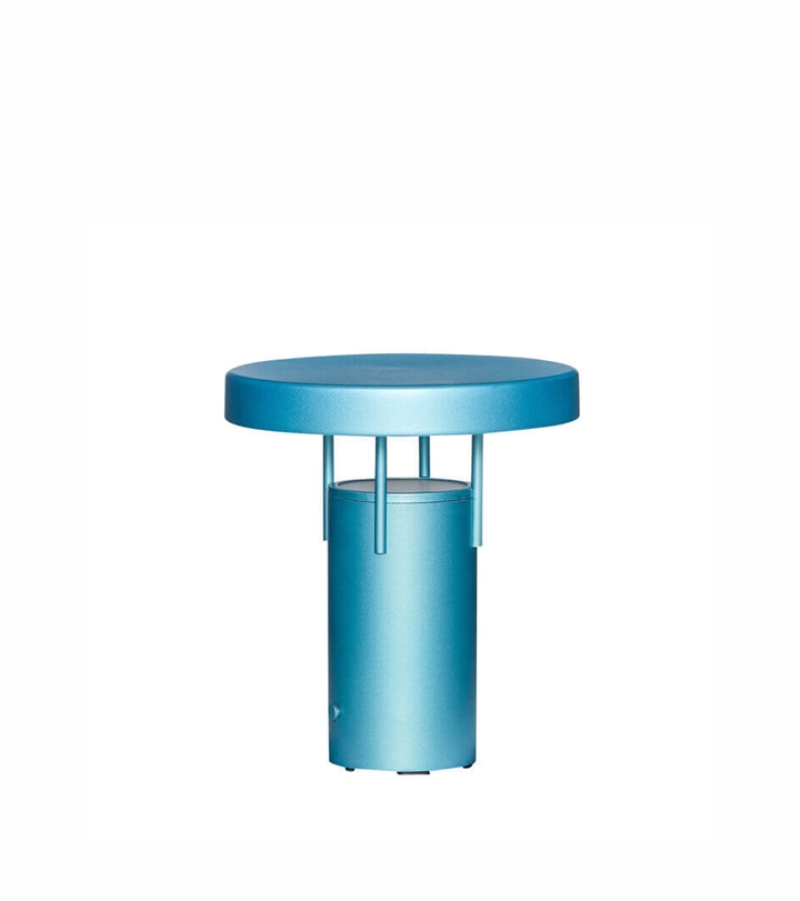 BringMe Portable Mini tafellamp / batterijlamp, metallic turquoise