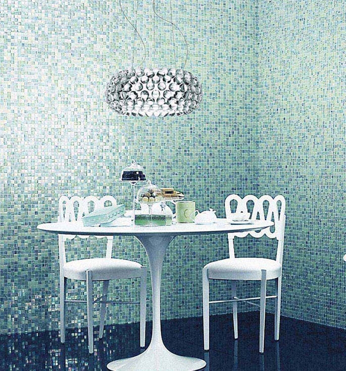 Caboche Plus Media pendel LED dimbaar, transparant