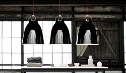 Caravaggio Hanglamp zwart/rood P3