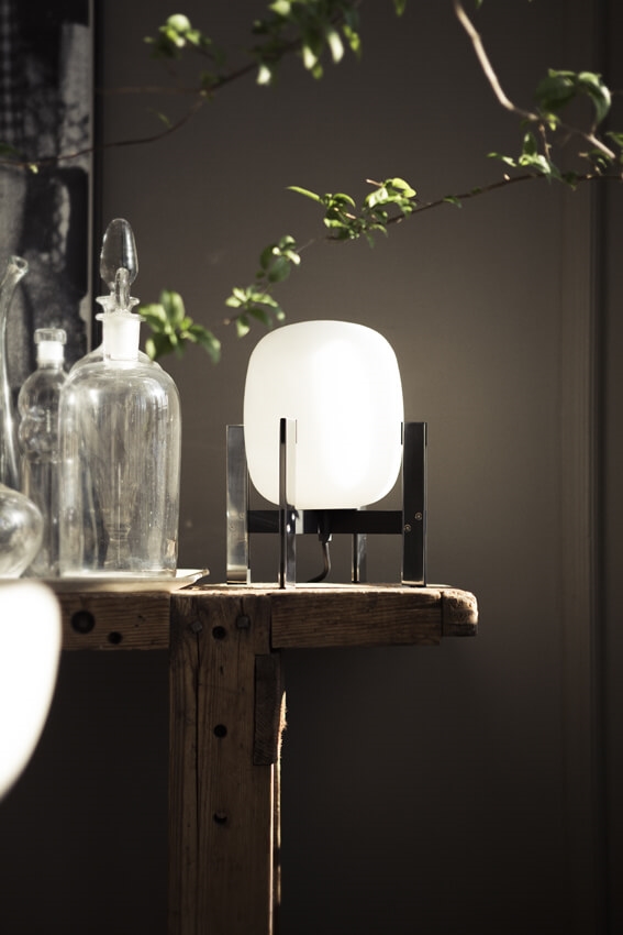 CESTITA METÁLICA tafellamp