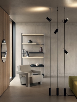 Cima hanglamp / vloerlamp, zilver