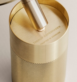 Thorup Copenhagen Patrone railsysteem spot, massief messing, 120 mm