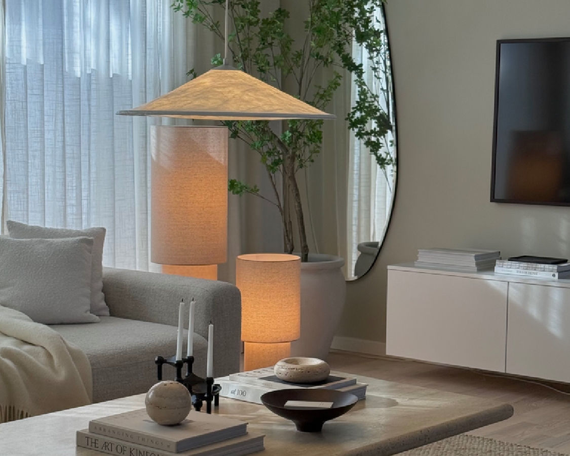 Japandi lampen bij Linda van @home_by_juul | Bekijk de selectie bij Lamper-shop.nl