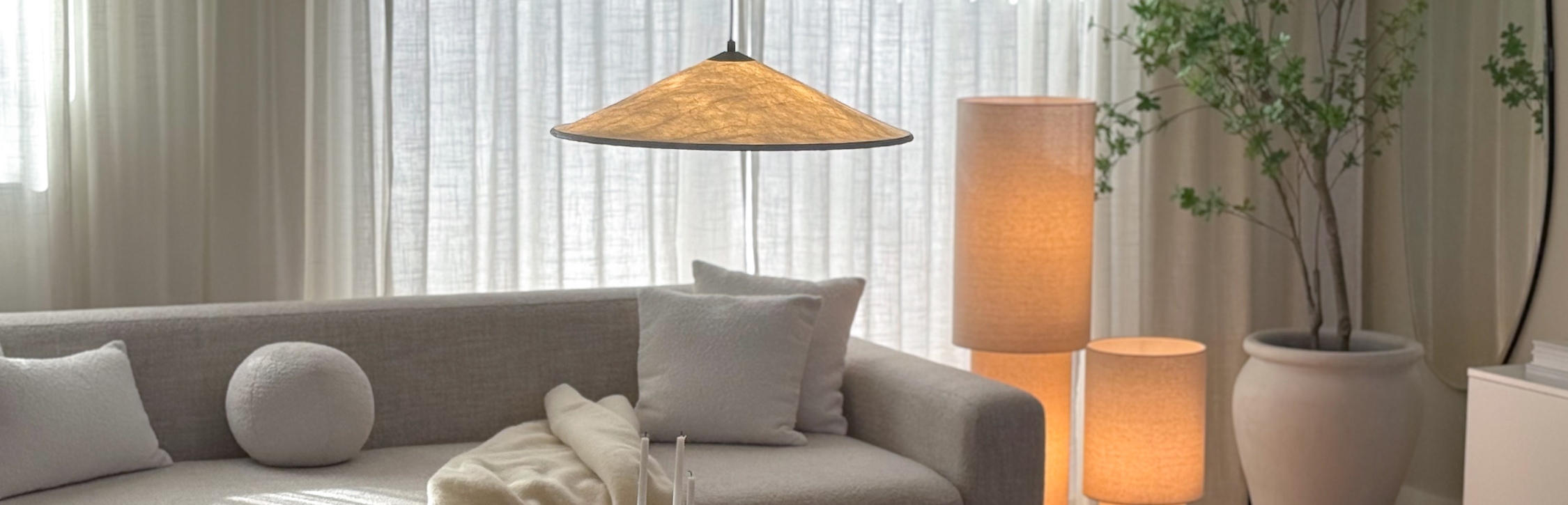 Japandi lampen bij Linda van @home_by_juul | Bekijk de selectie bij Lamper-shop.nl