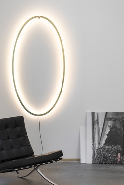 Ellisse wandlamp, goud