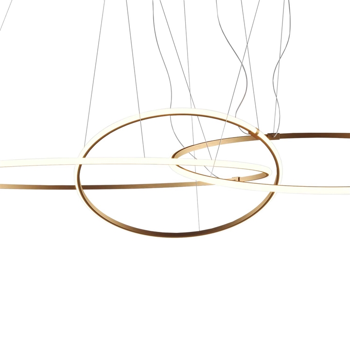 Olympic 3 hanglamp 2700K, brons