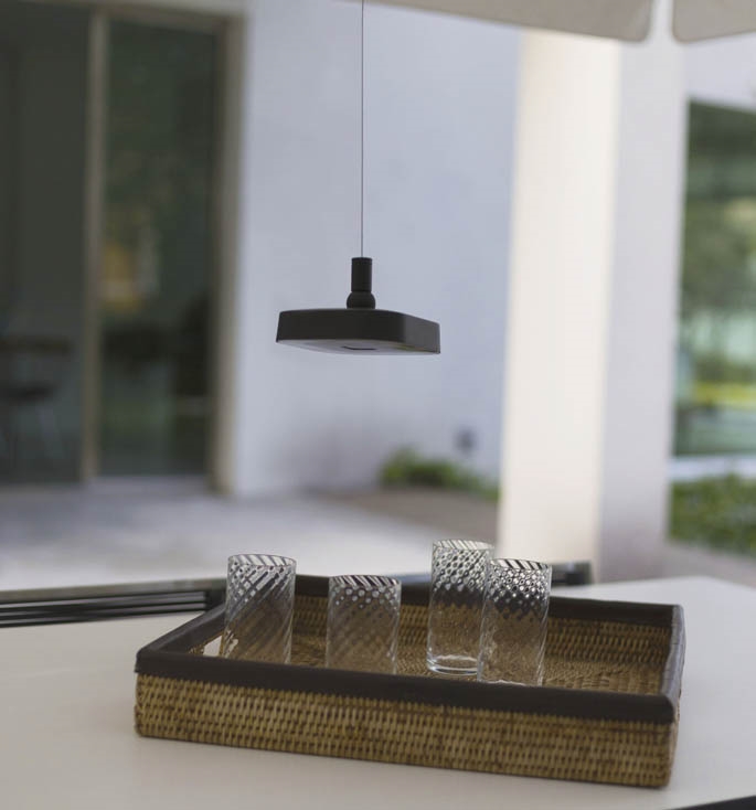 Flai hanglamp, zwart