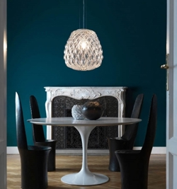 Pinecone Hanglamp, groot - Ø50, helder/chroom