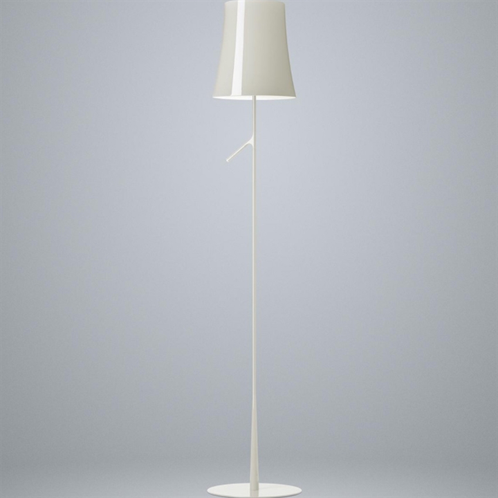 Birdie Lettura LED vloerlamp, wit