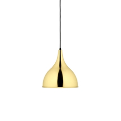 Silhuet hanglamp P2, gepolijst messing