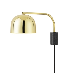 Grant wandlamp 43 cm, Messing