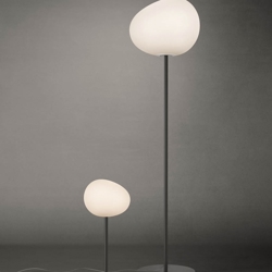 Gregg grande vloerlamp, grijs/wit