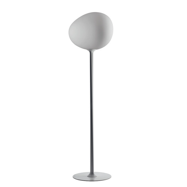 Gregg grande vloerlamp, wit/wit