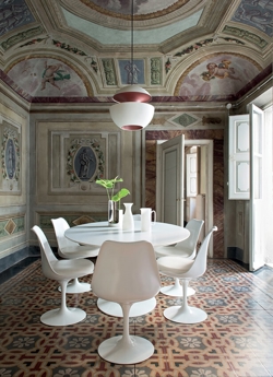 Here Comes The Sun 450 hanglamp, wit/koper