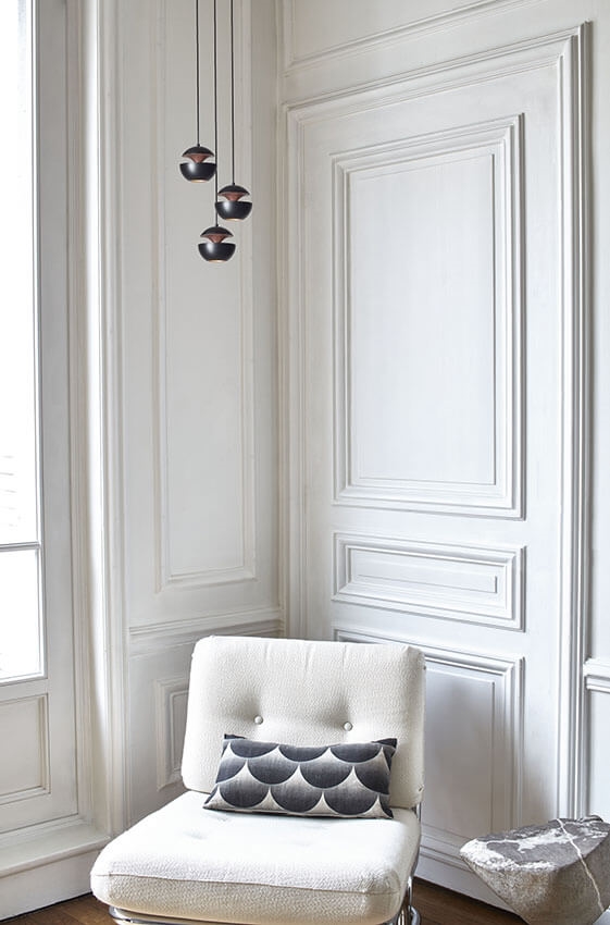 Here Comes The Sun Mini hanglamp, zwart/koper