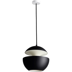 Here Comes The Sun 250 hanglamp, zwart/wit