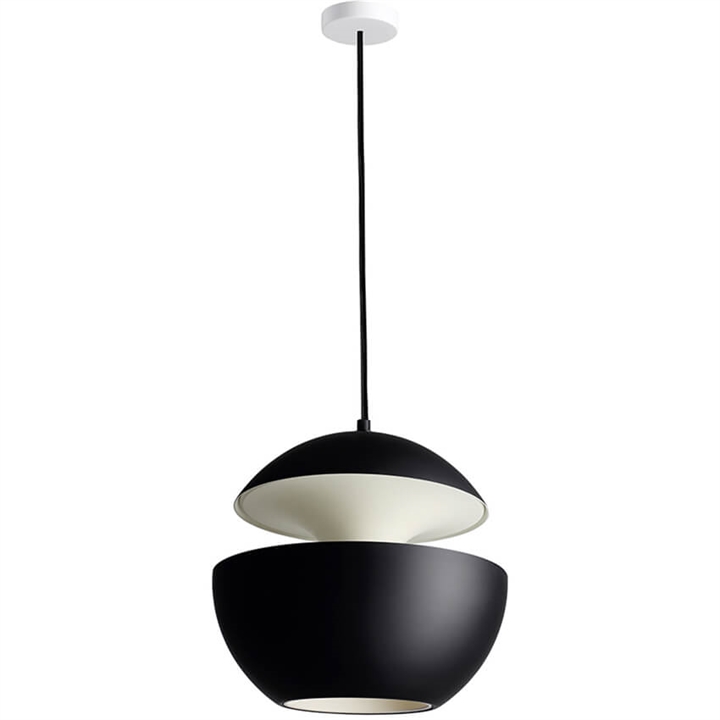 Here Comes The Sun 350 hanglamp, zwart/wit