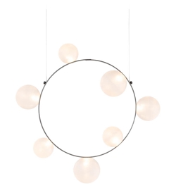 Hubble Bubble 7 hanglamp, frosted