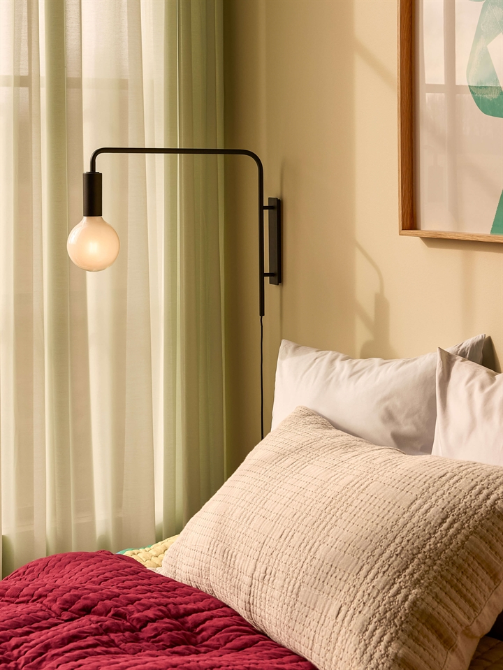 Serendipity wandlamp, zwart