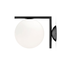 IC Light C/W2 wandlamp / plafondlamp, zwart