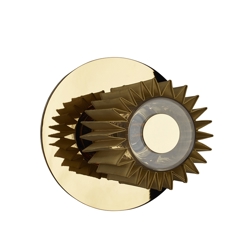 In The Sun 190 wandlamp/plafondlamp, goud