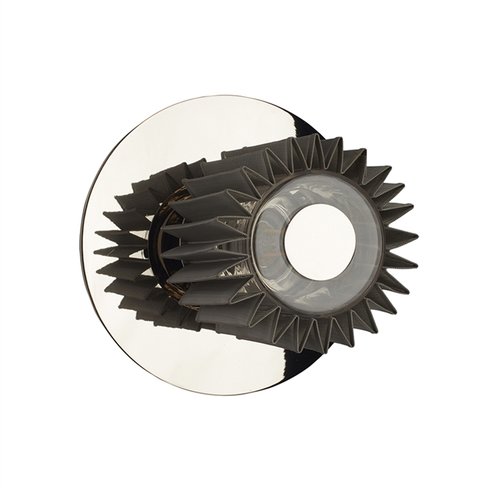 In The Sun 190 wandlamp/plafondlamp, zilver