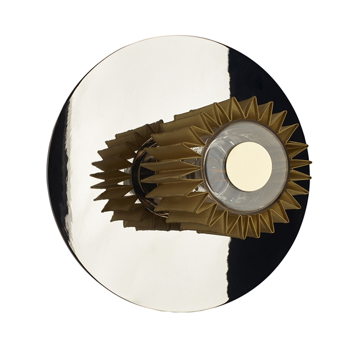 In The Sun 270 wandlamp/plafondlamp, zilver/goud