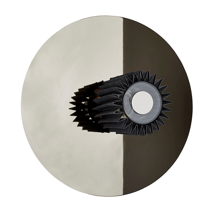 In The Sun 380 wandlamp/plafondlamp, zilver