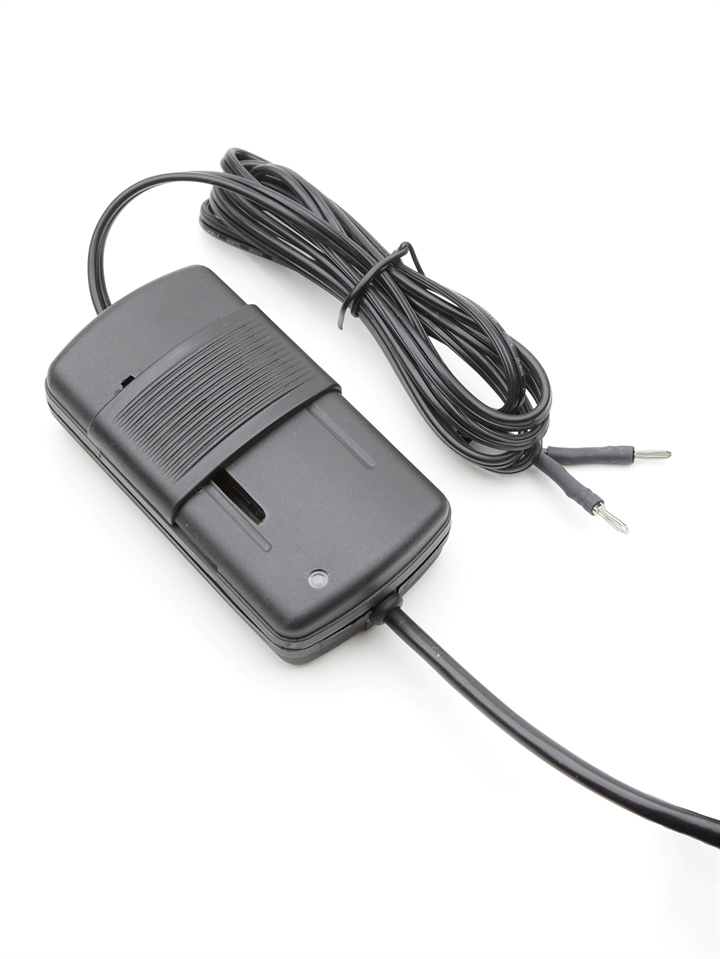 Reserveonderdeel: Zwarte transformator met handmatige dimmer