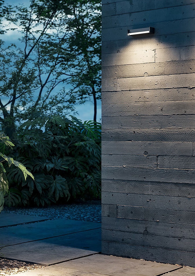 Slat One buiten wandlamp/plafondlamp, antraciet