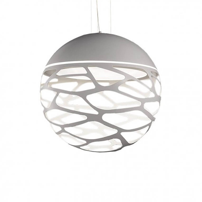 Kelly Large Sphere SO4 hanglamp, wit