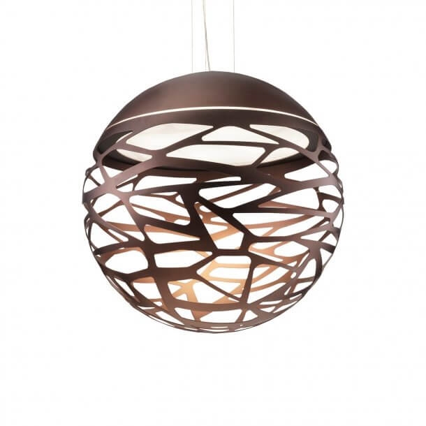 Kelly Large Sphere SO4 hanglamp, koperkleurig brons