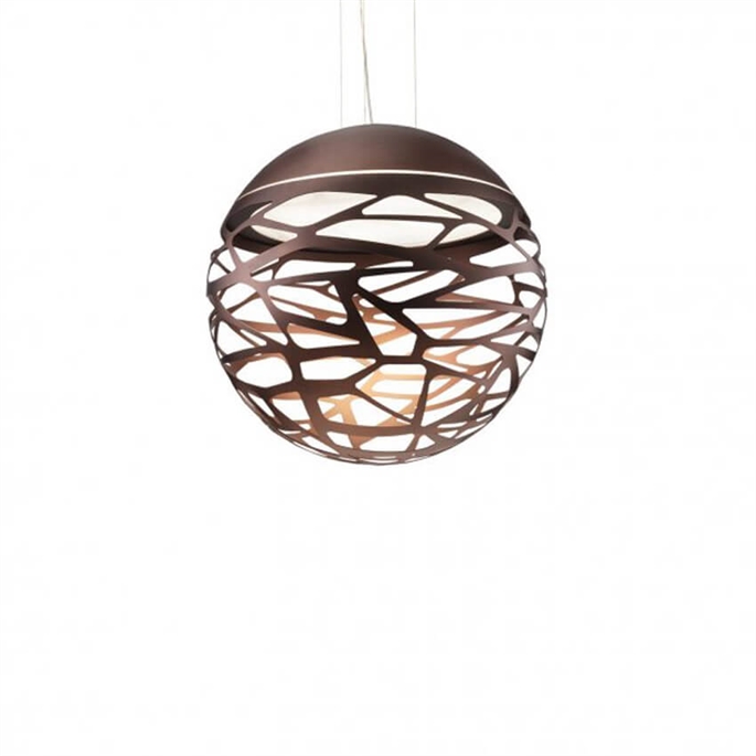 Kelly Medium Sphere SO3 hanglamp, koperkleurig brons