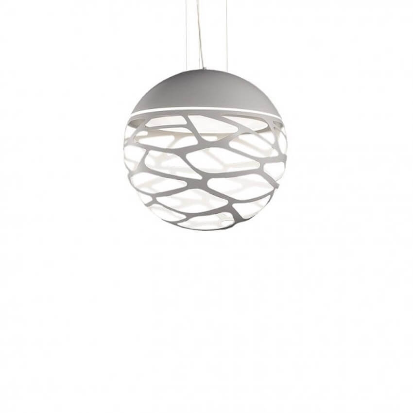 Kelly Small Sphere SO2 hanglamp, wit