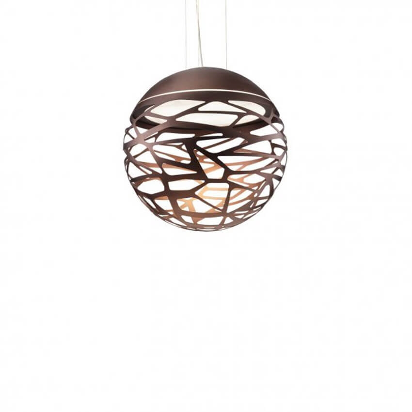 Kelly Small Sphere SO2 hanglamp, koperkleurig brons