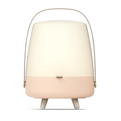 Lite-up Play LED lamp met speaker, lichtroze