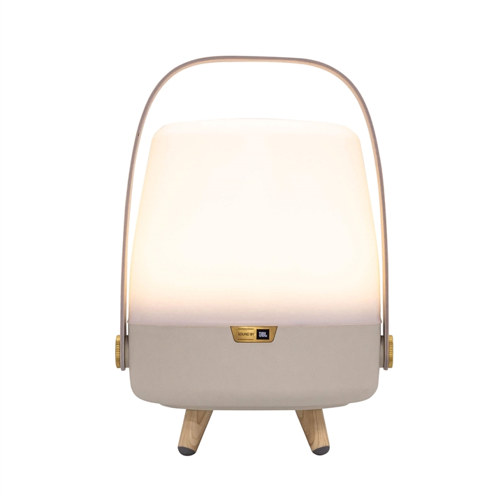 Lite-up Play Mini 2.0 LED lamp met JBL speaker, zand