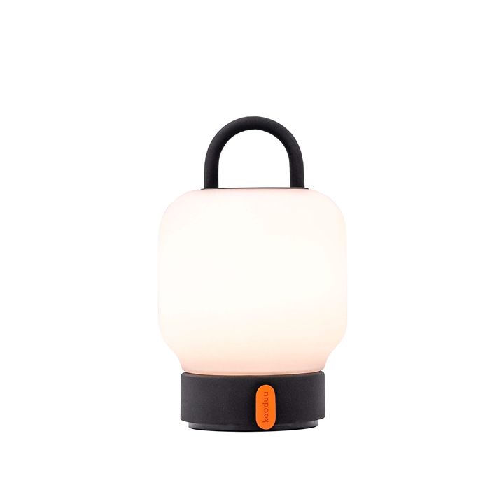 Loome tafellamp / batterijlamp, antraciet