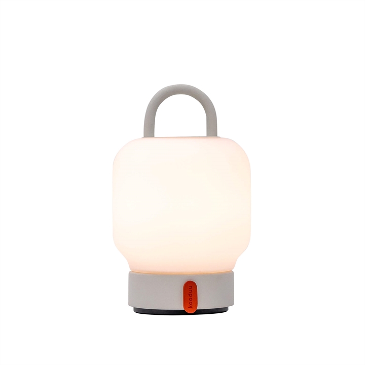 Loome tafellamp / batterijlamp, cloudy (wit)