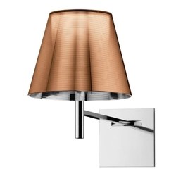Ktribe W wandlamp met dimmer, brons
