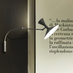 Mini Lampe de Marseille wandlamp, zwart