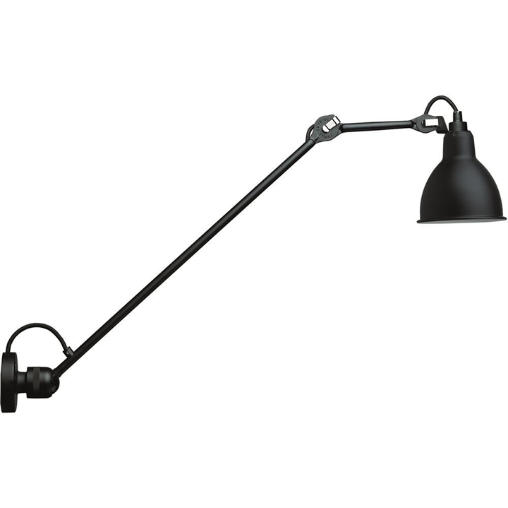 Lampe Gras No 304 L60 Wandlamp, zwart