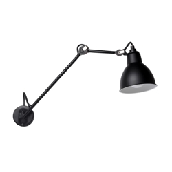 Lampe Gras No 122 Badkamer wandlamp, zwart