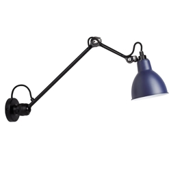 Lampe Gras No 304 L40 Wandlamp, zwart/blauw
