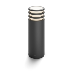 Philips Hue Lucca buiten sokkel / bollard, antraciet