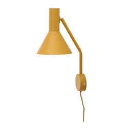 LYSS wandlamp, mat amandelkleurig