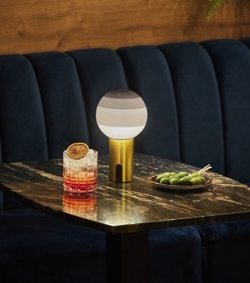 Dipping Light Batterij Tafellamp, Off white