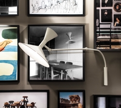 Mini Lampe de Marseille wandlamp, wit