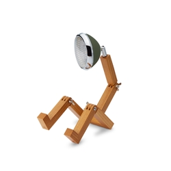 Mini Mr. Wattson tafellamp, Army groen