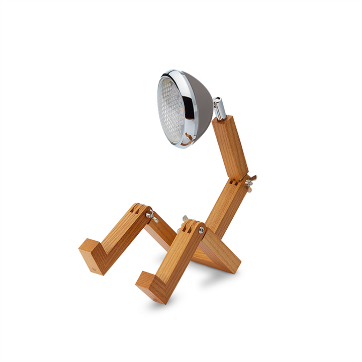 Mini Mr. Wattson tafellamp, Lava grijs